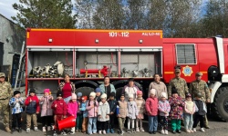 Детсад в гостях у пожарных